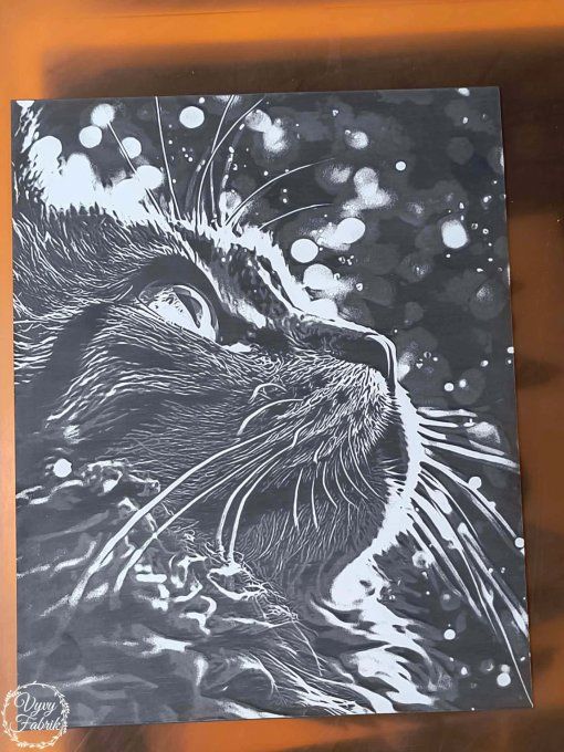 Gravure photo personnalisée sur plaque acrylique – 30x24 cm (sur devis)